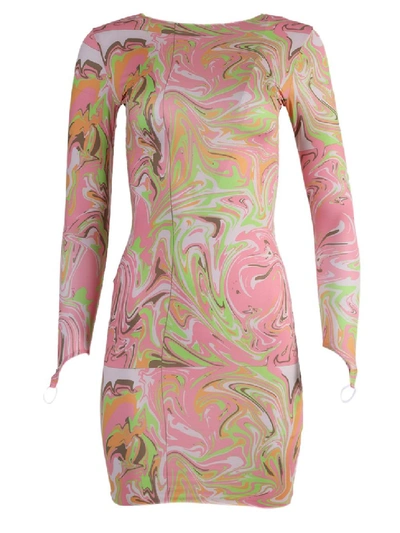 Shop Maisie Wilen Long-sleeved Dress, Mind Melt Pink In Neutrals