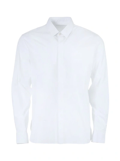 Shop Saint Laurent Yves Classic Collar Shirt In White