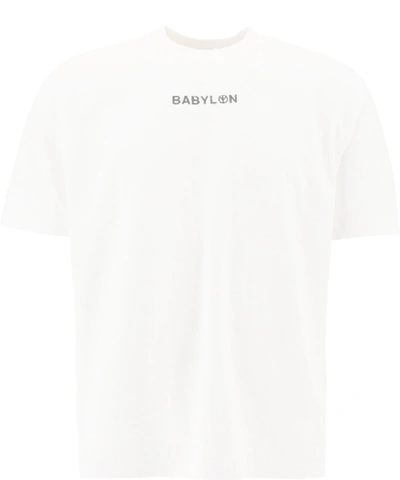 Shop Babylon La White Cotton T-shirt