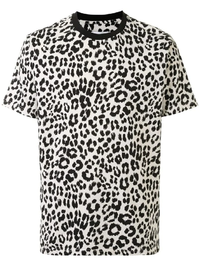 Shop Kenzo Leopard Print T-shirt In White
