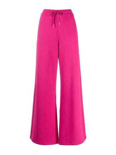 Shop Opening Ceremony Wide Fuchsia Sports Pants In Pink