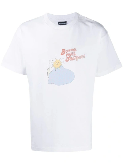 Shop Jacquemus Bonne Nuit Jacques Printed T-shirt In White