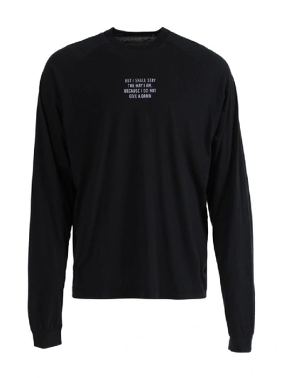 Shop Haider Ackermann The Way I Am' Long Sleeve Top In Black