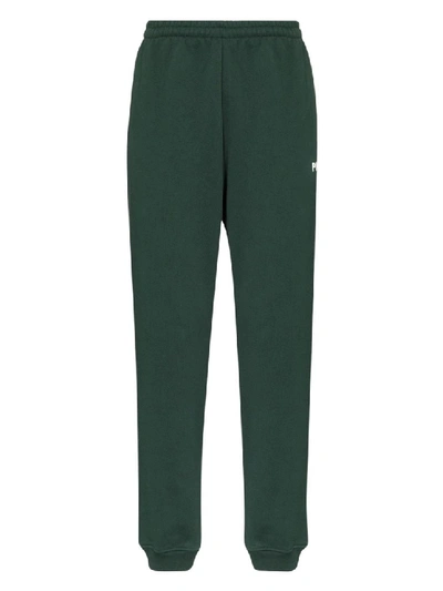 Shop Vetements Dark Green Polizei Sweatpants