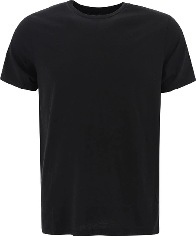 Shop Save Khaki United Black Cotton T-shirt