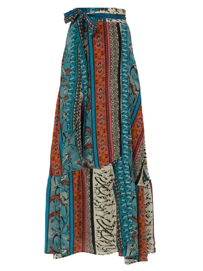 Shop Chufy Multicolor Women's Alqamar Skirt In Grey