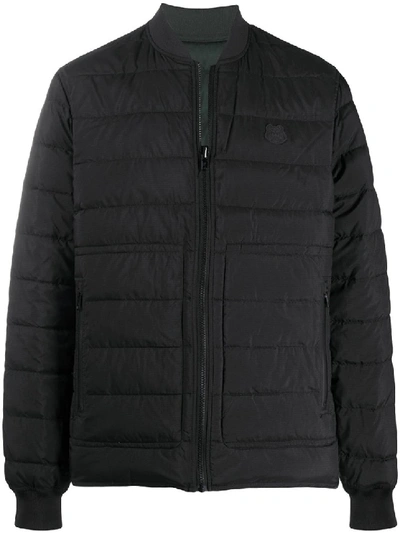 Shop Kenzo Reversible Puffer Jacket In Black