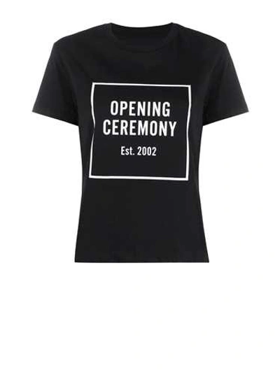 Shop Opening Ceremony T-shirt Box Logo Black