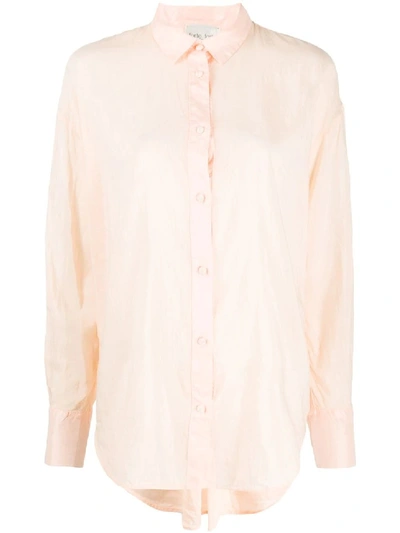 Shop Forte Forte Long-sleeve Shirt In Neutrals
