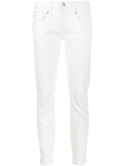 Shop R13 Skinny Boyfriend Jeans In White