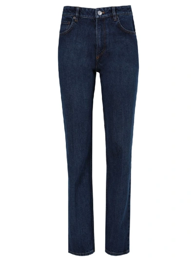 Shop Balenciaga Daddy Wash Blue Jeans