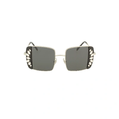 Shop Miu Miu Sunglasses 56vs Sole In Grey