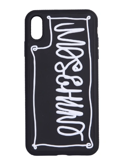 Shop Moschino Black Pvc Cover