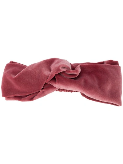 Shop Ca&lou Knot Detail Headband In Pink