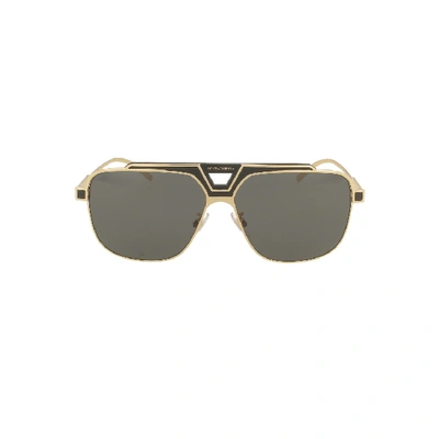 Shop Dolce & Gabbana Sunglasses 2256 Sole In Gold