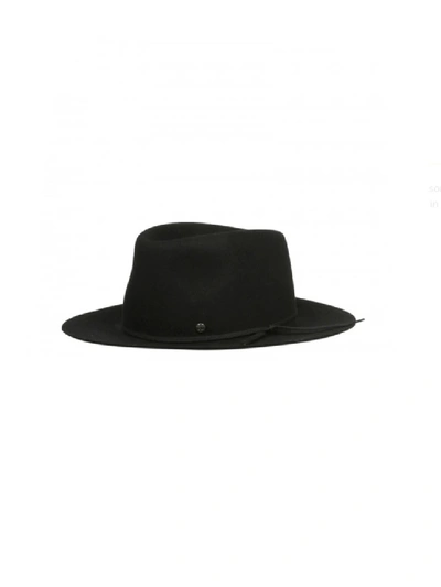 Shop Maison Michel André Hat In Black