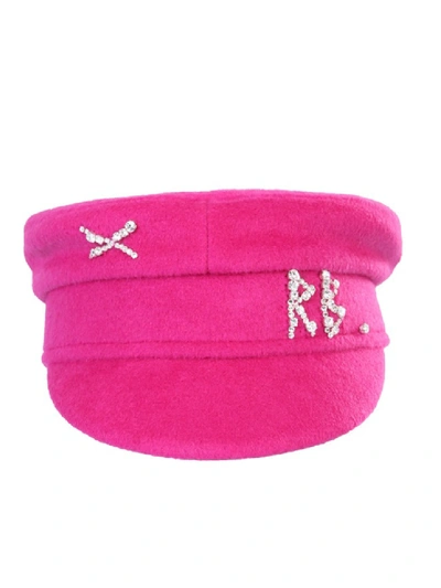 Shop Ruslan Baginskiy Fuchsia Wool Hat In Pink