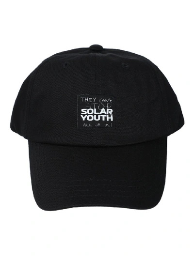 Shop Raf Simons Solar Youth Cap In Black