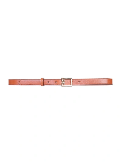 Shop Givenchy Brown Leather Belt
