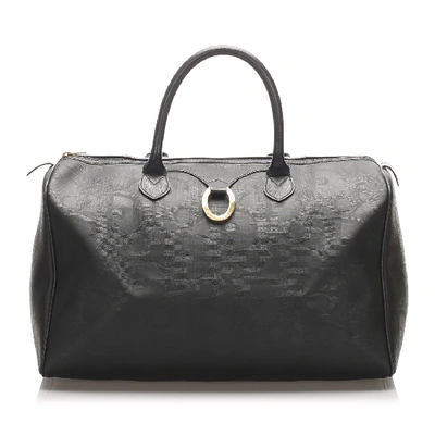 Shop Dior Oblique Travel Bag In Black
