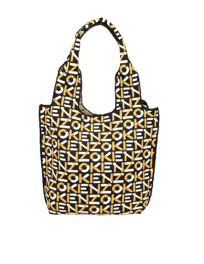 Shop Kenzo Multicolor Cotton Tote