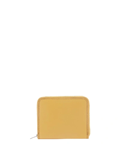 Shop J & M Davidson Yellow Leather Wallet