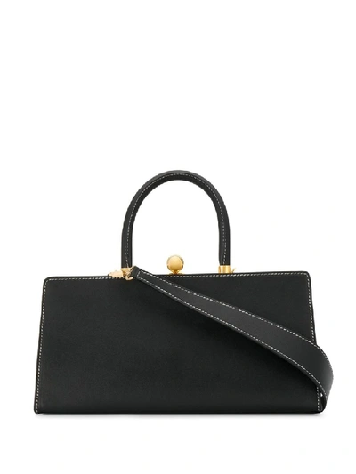 Shop Ratio Et Motus Sister Top Handle Long Frame Bag In Black