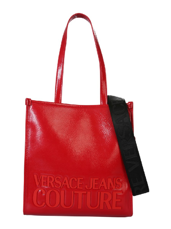 versace red tote bag
