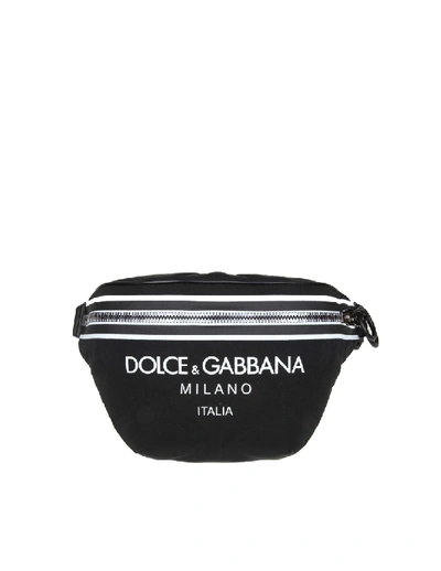Shop Dolce & Gabbana Black Nylon Pouch