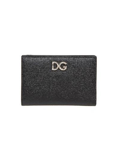 Shop Dolce & Gabbana Black Leather Wallet