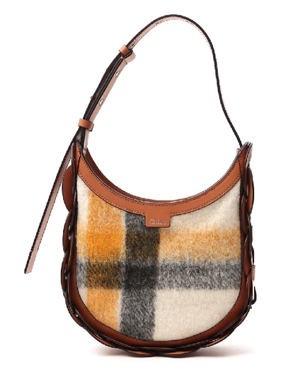 Shop Chloé Small Darryl Multicolor Leather Handbag