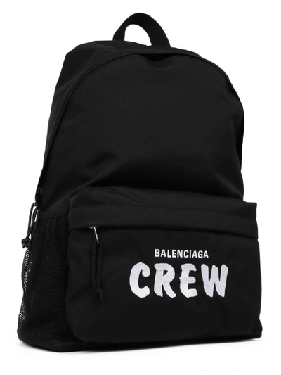 Shop Balenciaga Black Polyester Backpack