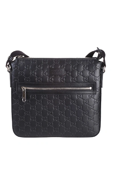 Shop Gucci Black Leather Shoulder Bag