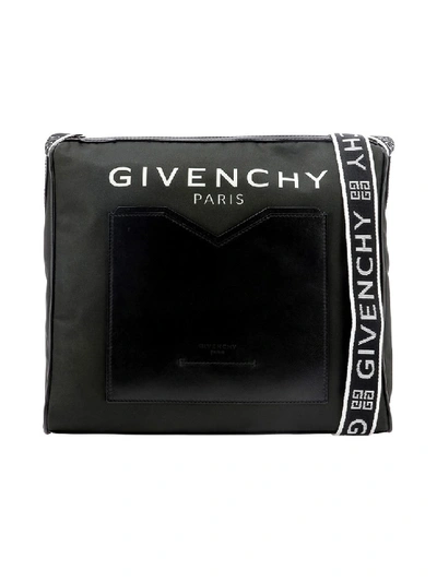 Shop Givenchy Light 3 Black Polyester Messenger Bag