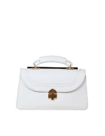 Shop Marni White Leather Handbag