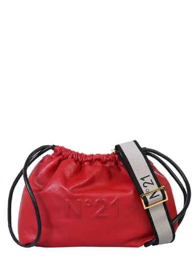 Shop N°21 Eva Red Polyurethane Shoulder Bag