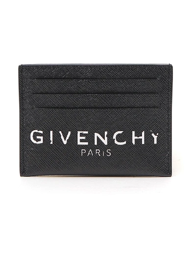 Shop Givenchy Black Leather Card Holder