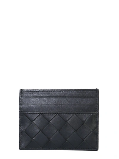 Shop Bottega Veneta Black Leather Card Holder