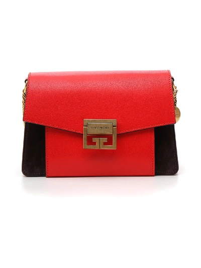 Shop Givenchy Red Leather Shoulder Bag