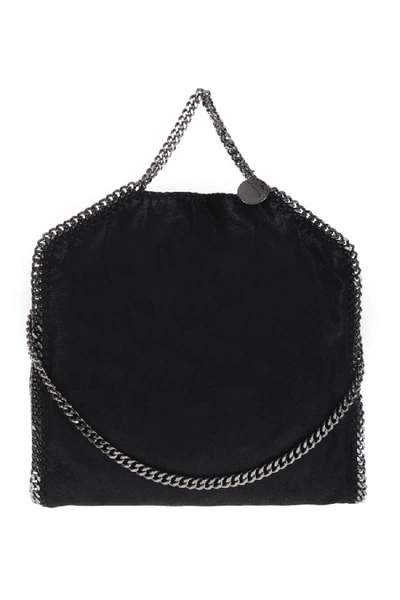 Shop Stella Mccartney Black Faux Leather Handbag