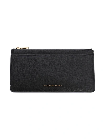 Shop Dolce & Gabbana Black Leather Card Holder