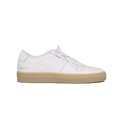 Shop Common Projects White Leather Sneakers