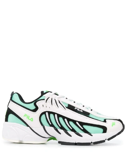 Shop Msgm X Fila Low-top Sneakers In White