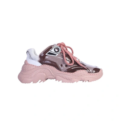 Shop N°21 Billy Nude Nylon Sneakers In Pink