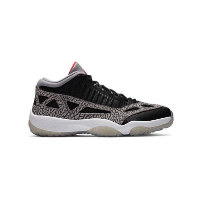 Shop Jordan 11 Retro Low Ie (black/ Fire Red Cement/grey)