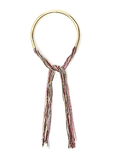 Shop Missoni Gold Brass Necklace In Not Applicable