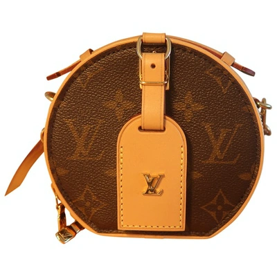 Boîte chapeau souple leather handbag Louis Vuitton Brown in Leather -  32378170