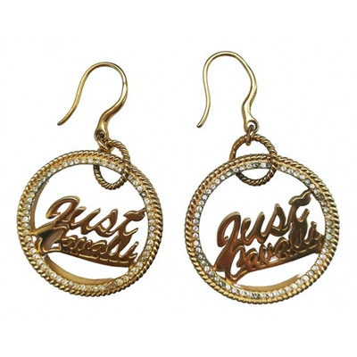 Pre-owned Just Cavalli Gold Metal Earrings