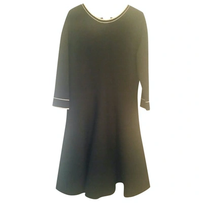 Pre-owned Blumarine Wool Mid-length Dress In Black
