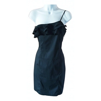 Pre-owned Patrizia Pepe Black Cotton Dress